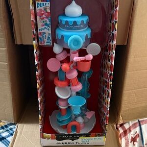 Nwt FAO Schwarz gumball tower marble launcher!
